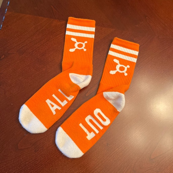 Orangetheory “All Out” Athletic Crew Socks - Picture 1 of 11